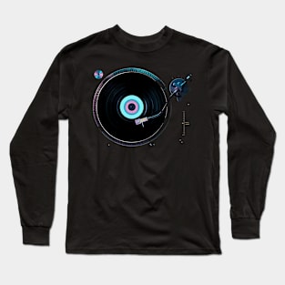 retro Turntable Long Sleeve T-Shirt